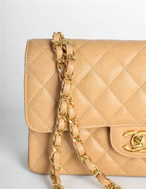 chanel classic flap bag beige small|chanel medium classic flap price.